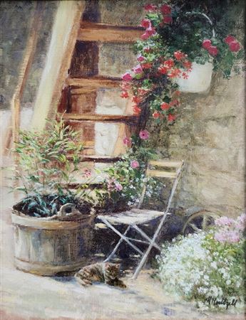 Garden Seat, and Kitty