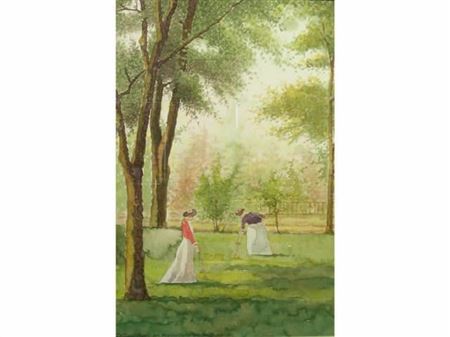 The Croquet Players