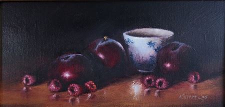Plums and Raspberries