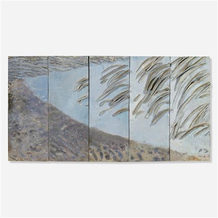 Clouds Over Lake Michigan maquette