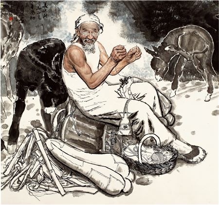 OLD PEASANT FROM NORTH SHAANXI
