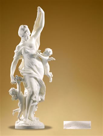 Sample artwork by Auguste Moreau (1834 - 1917), known for art nouveau allegorical figure sculpture - View similar artists and auction records