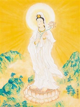 Guanyin in White by Shujiao Chen - Auction record, sale price, and art valuation. Compare with similar artists and explore comparable artworks.