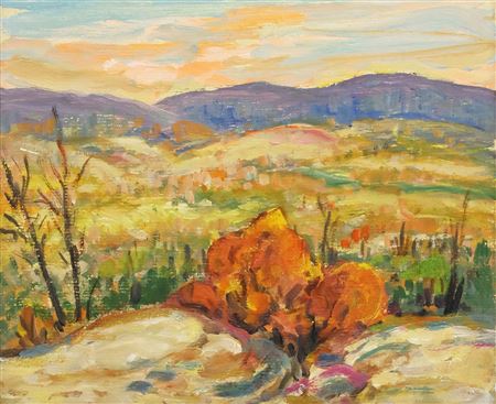 SUNLIT LANDSCAPE by Peter Stoyan - Auction record, sale price, and art valuation. Compare with similar artists and explore comparable artworks.