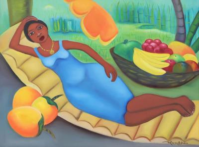 Haitian Woman Reclined