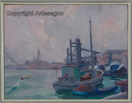 La Giudecca by Giovanni Napoleone Pellis - Auction record, sale price, and art valuation. Compare with similar artists and explore comparable artworks.