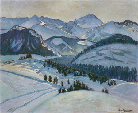 Sample artwork by Stefan Filipkiewicz (1879 - 1944), known for landscape painting, design, still lifes - View similar artists and auction records