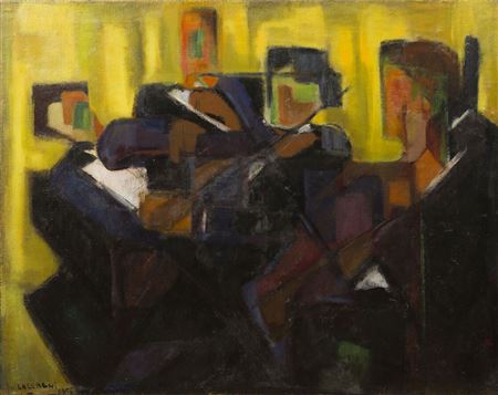 The Hungarian Quartet? by Victoire-Elisabeth Calcagni - Auction record, sale price, and art valuation. Compare with similar artists and explore comparable artworks.