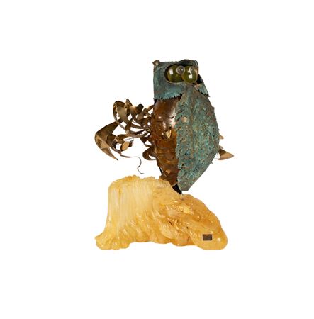 Sculptural Owl Lamp