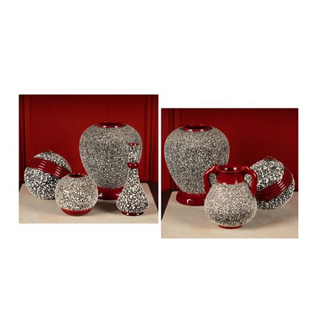 For Sevres Group of Seven Vases