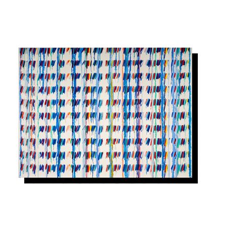 Sample artwork by Ann Thornycroft (Born 1944), known for geometric design, abstract painting - View similar artists and auction records