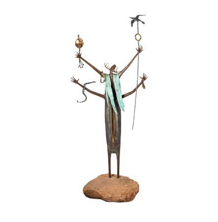 The Healer by Bill Worrell - Auction record, sale price, and art valuation. Compare with similar artists and explore comparable artworks.