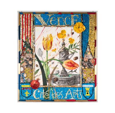 Sample artwork by Fred Nall (Born 1948), known for floral and portrait painting, collage, engraving, sculpture, set design - View similar artists and auction records