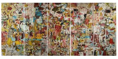 Royal Entry (Five Panels)