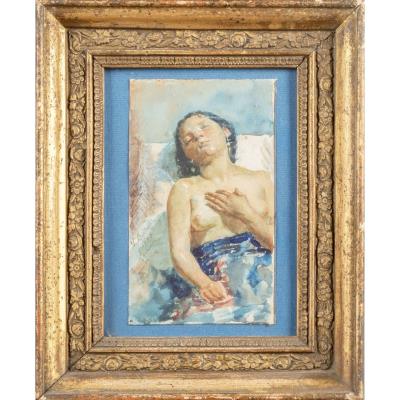 In the sun by Santo Bertelli - Auction record, sale price, and art valuation. Compare with similar artists and explore comparable artworks.