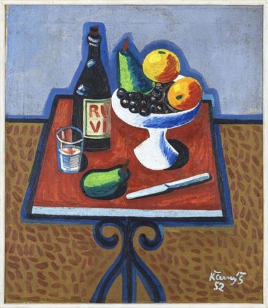 Red table