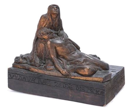 Mother Earth gives us away as ... by Frantisek Bilek - Auction record, sale price, and art valuation. Compare with similar artists and explore comparable artworks.
