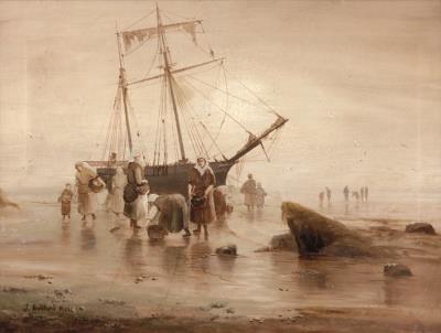 Crab Fisherman on the Beach