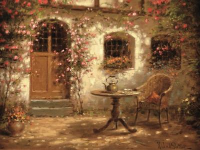 In front of the house by Heinz Werner-Van-der Porten - Auction record, sale price, and art valuation. Compare with similar artists and explore comparable artworks.