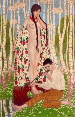 Allegorical scene
