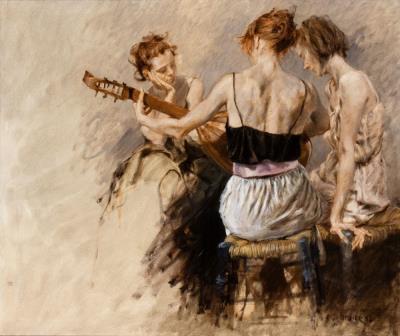 The Concert by Carl Timner - Auction record, sale price, and art valuation. Compare with similar artists and explore comparable artworks.