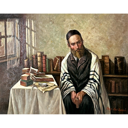 Rabbi Studying