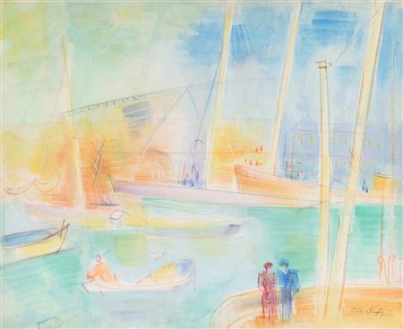 Harbor Scene