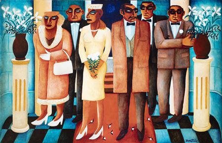 The Wedding Gone Wrong by Graham Knuttel - Auction record, sale price, and art valuation. Compare with similar artists and explore comparable artworks.