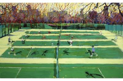 Tennis, Central Park by Simon McWilliams - Auction record, sale price, and art valuation. Compare with similar artists and explore comparable artworks.