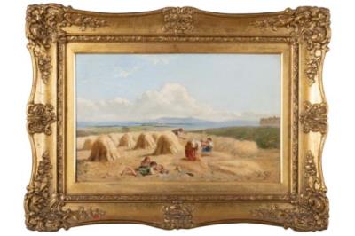 Harvest Time in Galway (1862)
