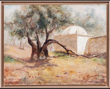 Scene of life in Algeria - 1904