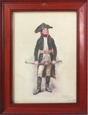 Probably Infantry Officer (First Empire) - October 1908