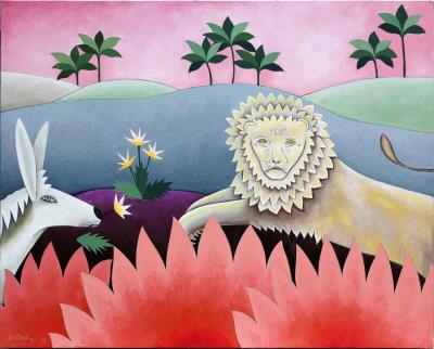 Le lion devenu vieux