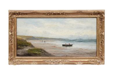 A View of Saint Mary’s Lighthouse, Whitley Bay by John Davison Liddell - Auction record, sale price, and art valuation. Compare with similar artists and explore comparable artworks.