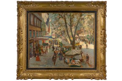Market day on the Canebière, Marseille