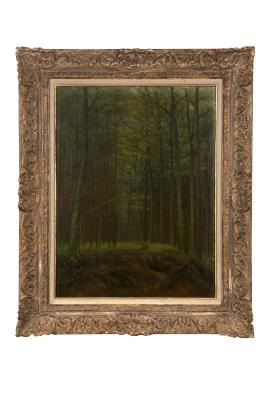 Beech and spruce trees shortly after the rain by Albijn Van Den Abeele - Auction record, sale price, and art valuation. Compare with similar artists and explore comparable artworks.