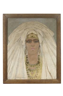 Bust-length portrait of an Algerian woman by Pierre Segond-Weber - Auction record, sale price, and art valuation. Compare with similar artists and explore comparable artworks.