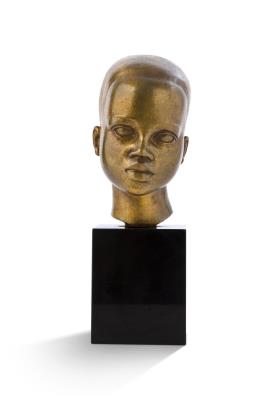 African child's head