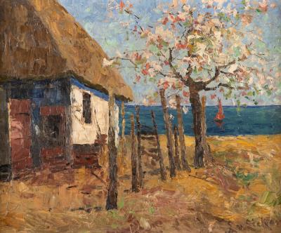 Cherry Blossom at Saaler Bodden by Elisabeth von Eicken - Auction record, sale price, and art valuation. Compare with similar artists and explore comparable artworks.