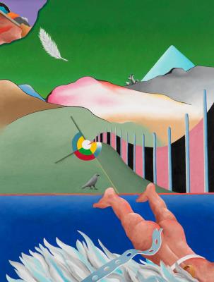 Sample artwork by Wasja Gotze (Born 1941), known for painting - View similar artists and auction records