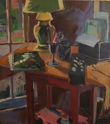 Still life with yellow lamp, #2, 1979