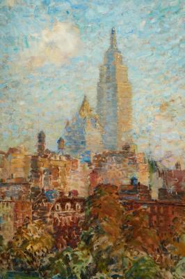 View of Washington Square Park, New York by George Raab - Auction record, sale price, and art valuation. Compare with similar artists and explore comparable artworks.