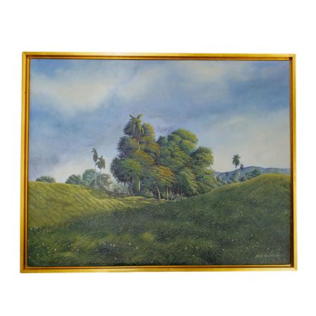 Landscape by Maikel Martinez - Auction record, sale price, and art valuation. Compare with similar artists and explore comparable artworks.