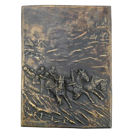 Relief plaque