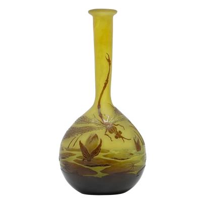 Cameo Glass Bud Vase