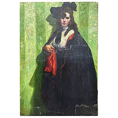 'Portrait of a Female Rider, 1928'