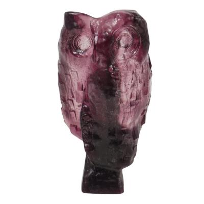 Crystal Owl Sculpture