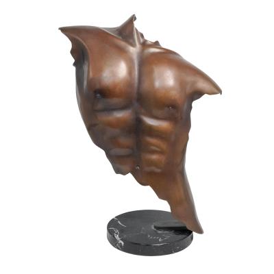 Male Bronze Torso