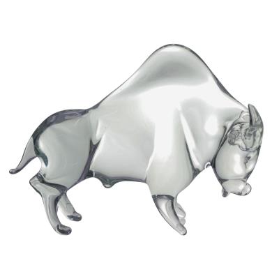 Murano Art Glass Bull Sculpture
