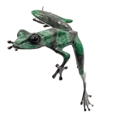 Leg Over Frog Sculpture